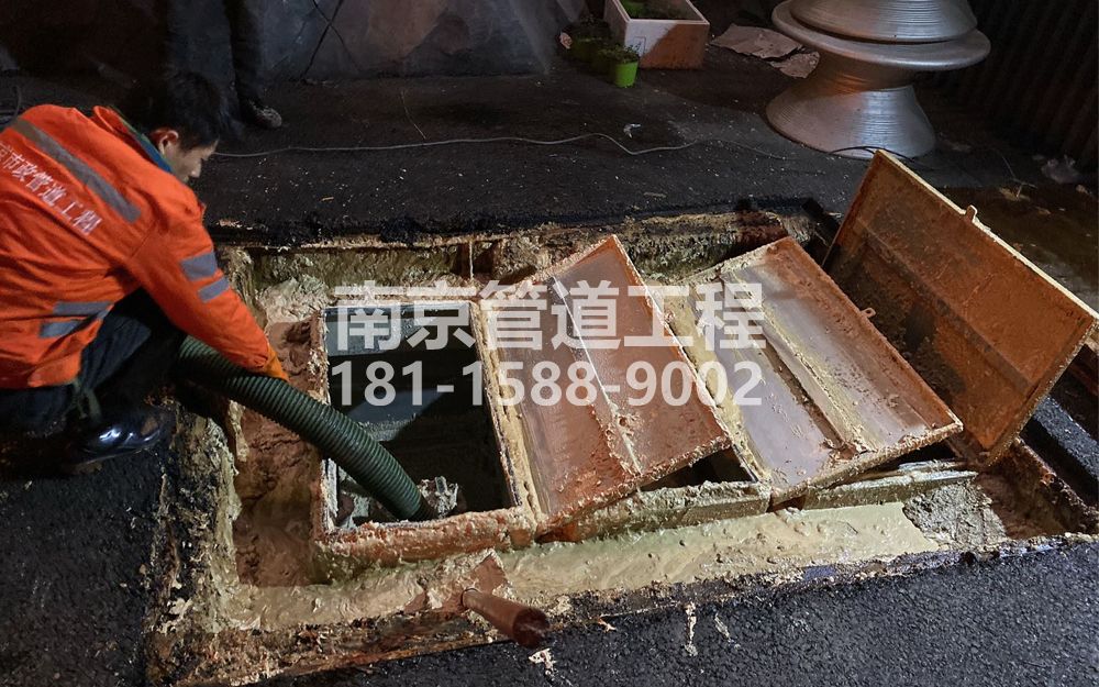 276话园饭店隔油池清理