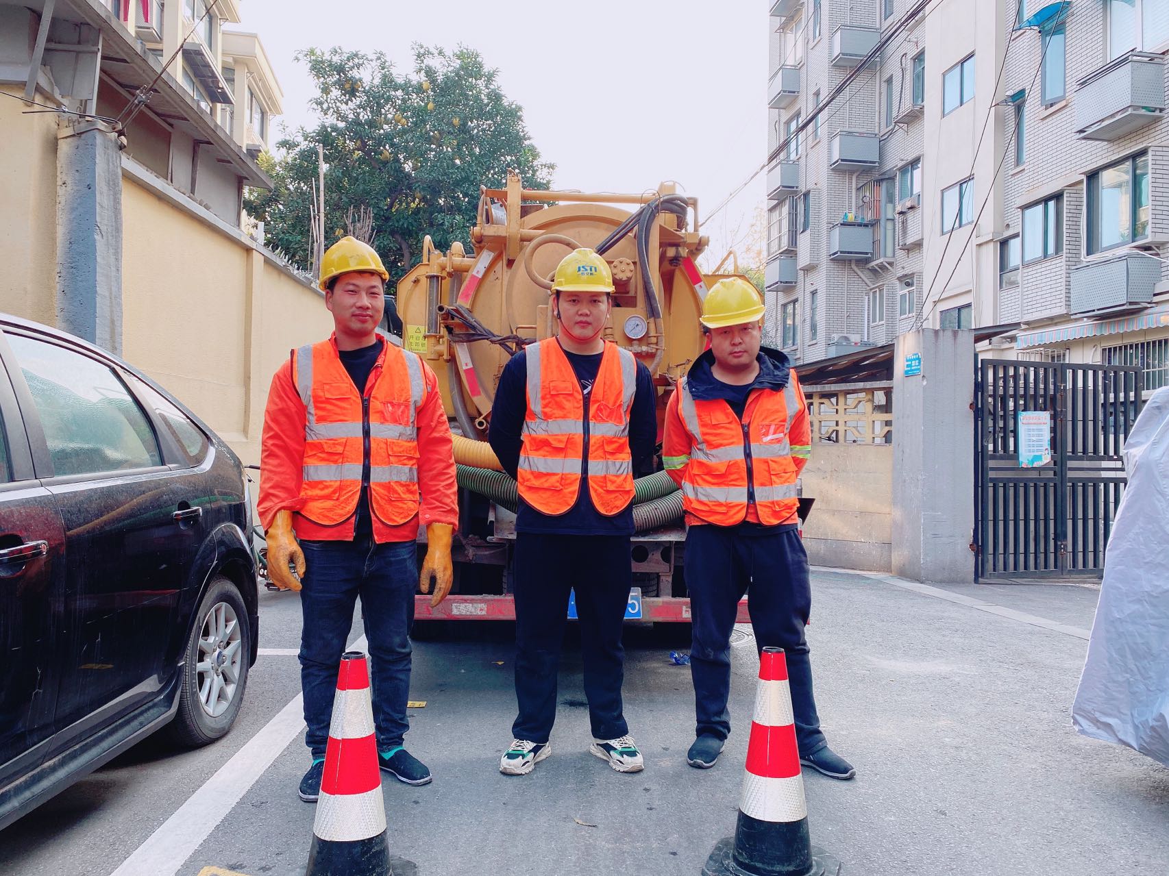 话园南京某小区管道清淤检测施工